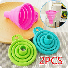 Load image into Gallery viewer, 2PCS Silicone Folding Funnel
