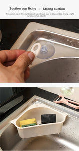 Corner Sink Drain Rack