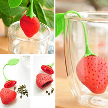 Load image into Gallery viewer, 1pc Silicone Strawberry Tea Strainer
